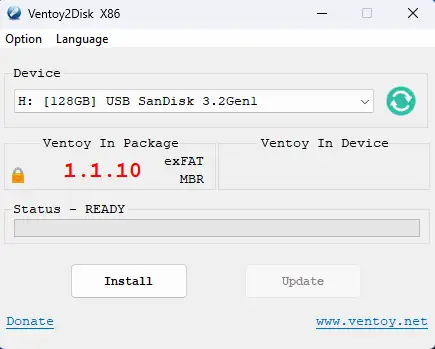 ventoy multiboot iso windows linux